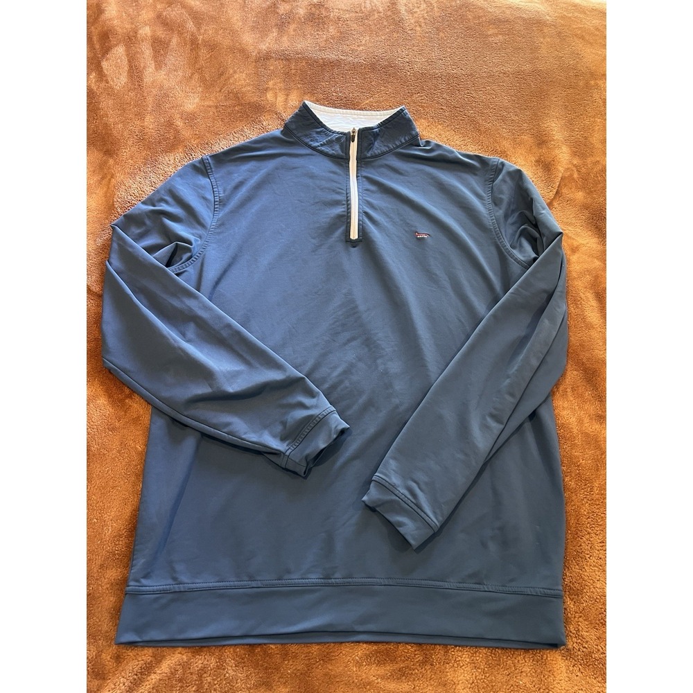 Peter Millar Men's Windbreaker Navy Blue Large